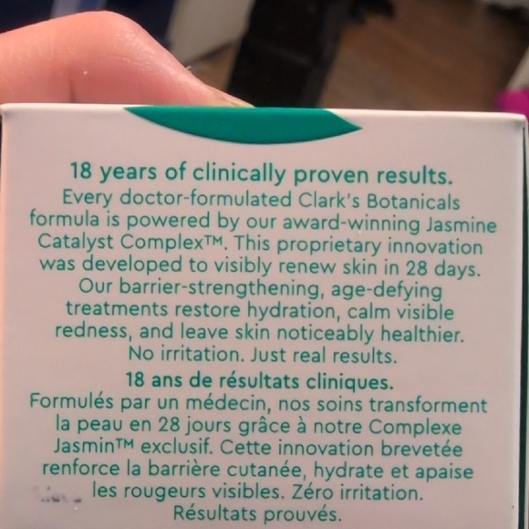 Clarks Deep Moisture Mask Redness Rescue + Daily Plumping Cream NIB NEW IN BOX - Picture 3 of 12